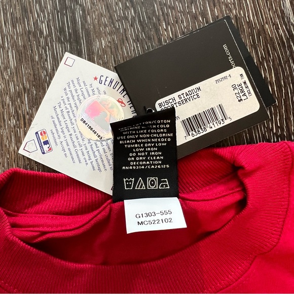 St Louis Cardinals 2006 Busch Stadium Opening Day / Inaugural Season T-Shirt NWT - Picture 8 of 8